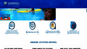 What Superpools.de website looked like in 2018 (6 years ago)