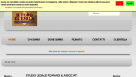 What Studiolegalevincenzoromano.eu website looked like in 2018 (5 years ago)