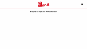 What Sosimple.it website looked like in 2018 (5 years ago)