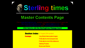 What Sterlingtimes.org website looked like in 2018 (5 years ago)