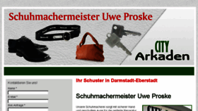 What Schusterdarmstadt.de website looked like in 2018 (5 years ago)