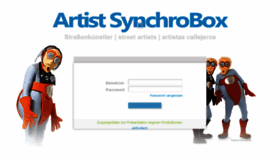 What Synchrobox.de website looked like in 2018 (5 years ago)