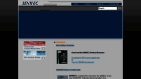 What Senitec.com website looked like in 2018 (5 years ago)