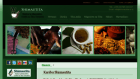What Shimautita.or.tz website looked like in 2018 (5 years ago)