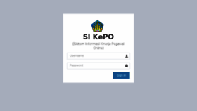 What Sikepo.baliprov.go.id website looked like in 2018 (5 years ago)