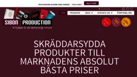 What Sibon.se website looked like in 2018 (5 years ago)