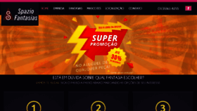 What Spaziofantasias.com.br website looked like in 2018 (5 years ago)