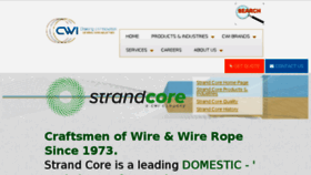 What Strandcore.com website looked like in 2018 (5 years ago)