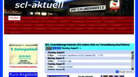 What Scl-aktuell.de website looked like in 2018 (5 years ago)