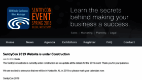 What Sentrycon.us website looked like in 2018 (5 years ago)