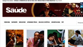 What Saudeebelezamais.com.br website looked like in 2018 (5 years ago)
