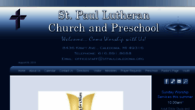 What Stpaulcaledonia.org website looked like in 2018 (5 years ago)