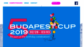 What Sysbudapestcup.com website looked like in 2018 (5 years ago)