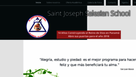 What Saintjosephsalesian.com website looked like in 2018 (5 years ago)