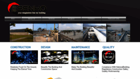 What Senho.org website looked like in 2018 (5 years ago)