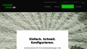 What Schnellestelle.de website looked like in 2018 (5 years ago)