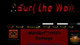 What Surfthewolf.com website looked like in 2018 (5 years ago)