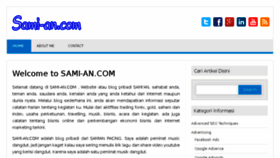 What Sami-an.com website looked like in 2018 (5 years ago)