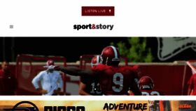 What Sportandstory.com website looked like in 2018 (5 years ago)