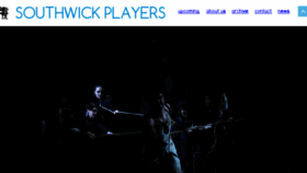 What Southwickplayers.org.uk website looked like in 2018 (5 years ago)
