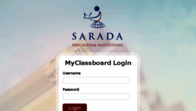 What Saradajc.myclassboard.com website looked like in 2018 (5 years ago)