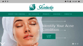 What Skintactix.com website looked like in 2018 (5 years ago)