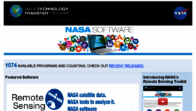 What Software.nasa.gov website looked like in 2018 (5 years ago)