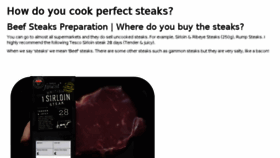 What Steakovercooked.com website looked like in 2018 (5 years ago)
