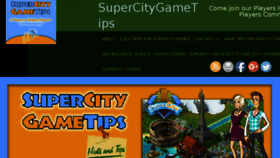 What Supercitygametips.com website looked like in 2018 (5 years ago)