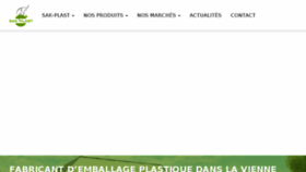 What Sak-plast.fr website looked like in 2018 (5 years ago)