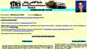 What Saidi.ma website looked like in 2018 (5 years ago)