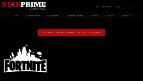 What Starprimegaming.com website looked like in 2018 (5 years ago)