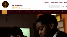 What Stpaulschool.us website looked like in 2018 (5 years ago)