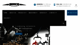 What Sercoloaders.com website looked like in 2018 (5 years ago)