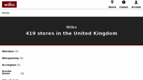 What Stores.wilko.com website looked like in 2018 (5 years ago)