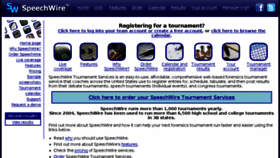 What Speechwire.com website looked like in 2018 (5 years ago)