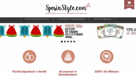 What Sposinstyle.com website looked like in 2018 (5 years ago)