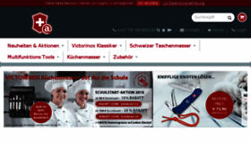 What Schweizer-messer-shop.at website looked like in 2018 (5 years ago)