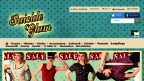 What Suicideglam.com website looked like in 2018 (5 years ago)