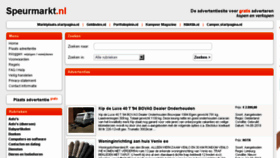 What Speurmarkt.nl website looked like in 2018 (5 years ago)