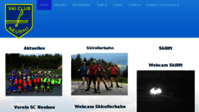 What Skiclub-neubau.de website looked like in 2018 (5 years ago)
