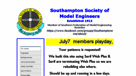 What Southamptonsme.org website looked like in 2018 (5 years ago)