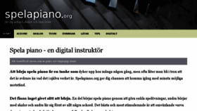 What Spelapiano.org website looked like in 2018 (5 years ago)