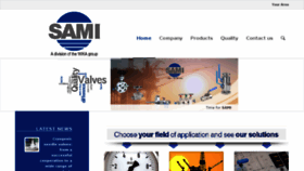 What Samivalves.com website looked like in 2018 (5 years ago)