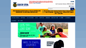 What Shopffa.org website looked like in 2018 (5 years ago)