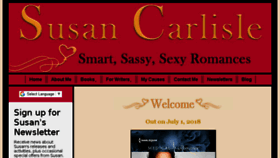What Susancarlisle.com website looked like in 2018 (5 years ago)
