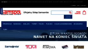What Samspol.pl website looked like in 2018 (5 years ago)