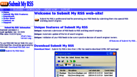 What Submitmyrss.com website looked like in 2018 (5 years ago)