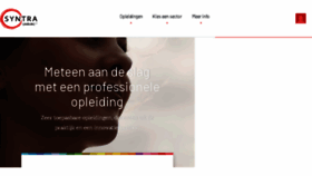 What Syntra-limburg.be website looked like in 2018 (5 years ago)