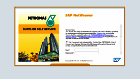 What Supplier-selfservice.petronas.com.my website looked like in 2018 (5 years ago)